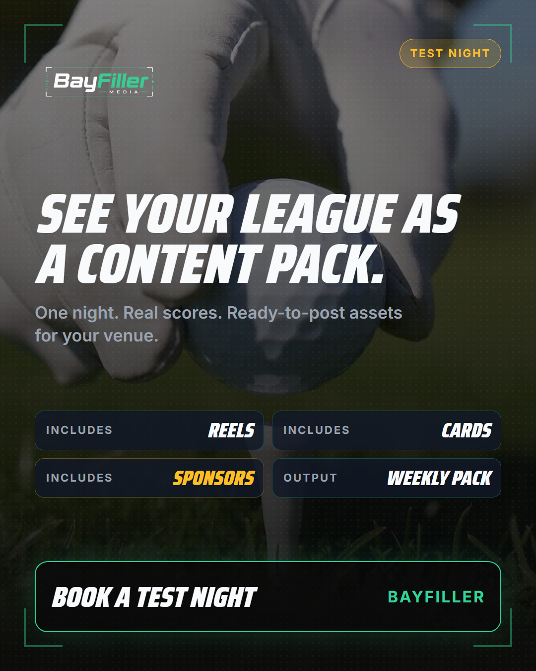 Test Night offer card